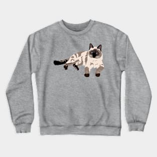 Siamese Cat Crewneck Sweatshirt